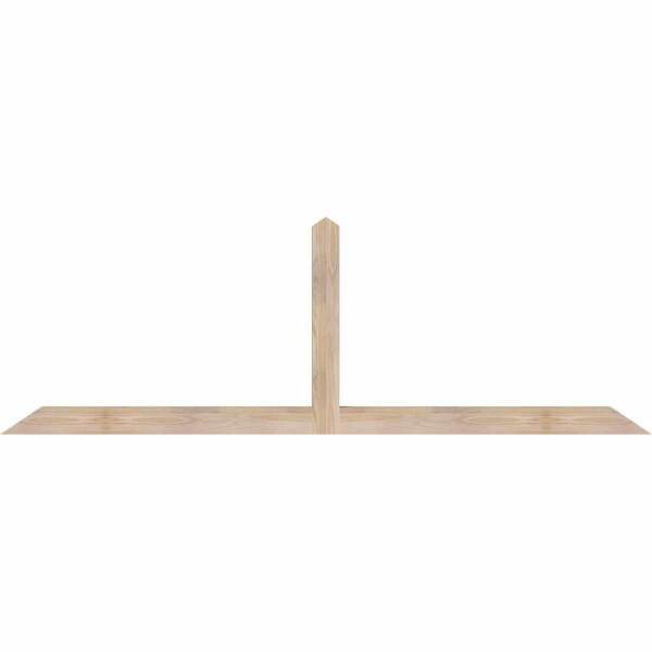 Ekena Millwork Portland Smooth Timber Gable Bracket, Douglas Fir, 84"W x 28"H x 3 1/2"D x 3 1/2"F, 8/12 Pitch GBW084X28X0404POR00SDF - main